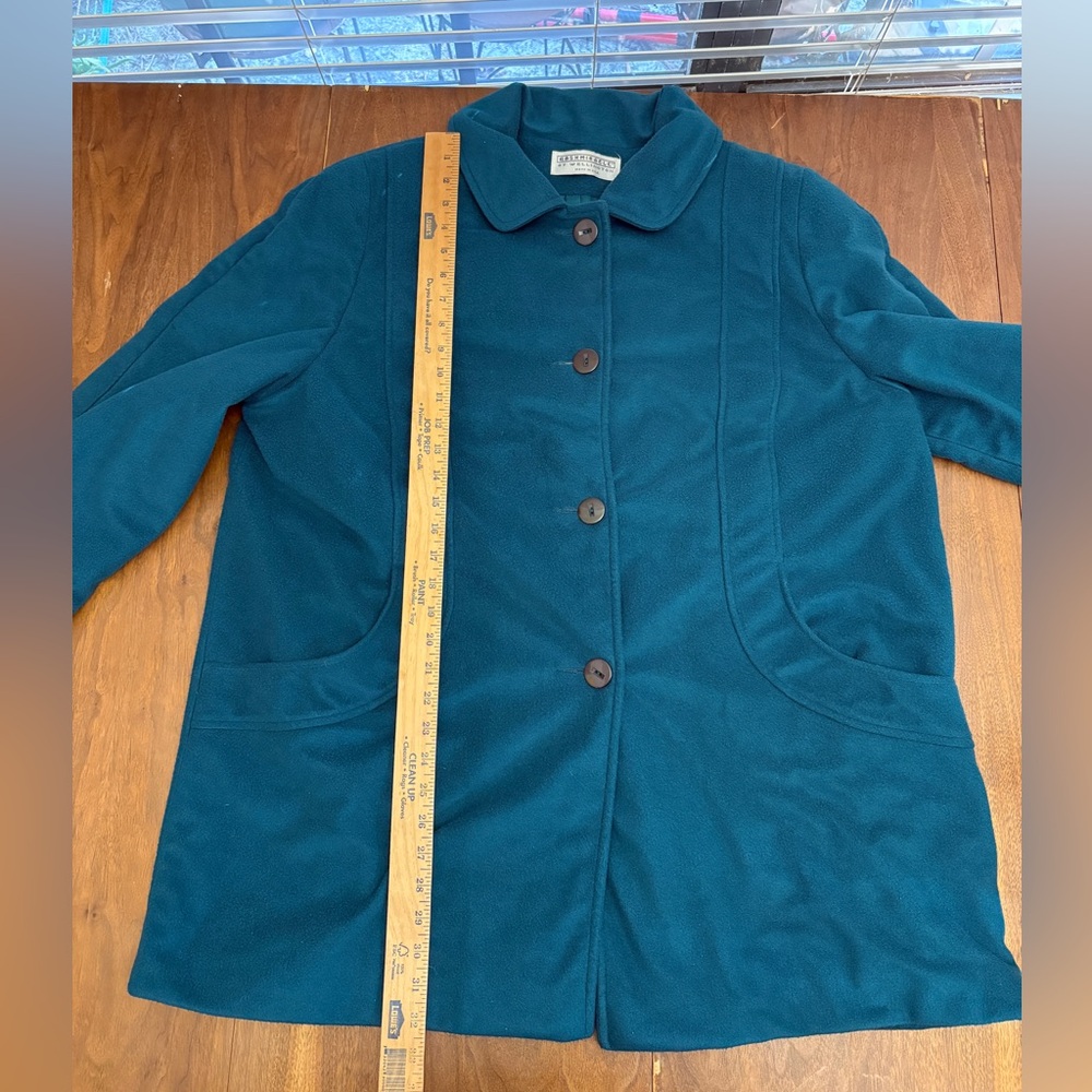 Vintage 60’s American Ladies Union Made Teal Peacoat - Picture 5 of 13